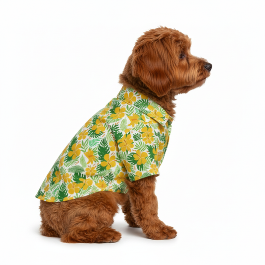 Hawaiian Shirt Marigold Dog