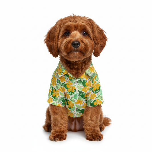 Hawaiian Shirt Marigold Dog